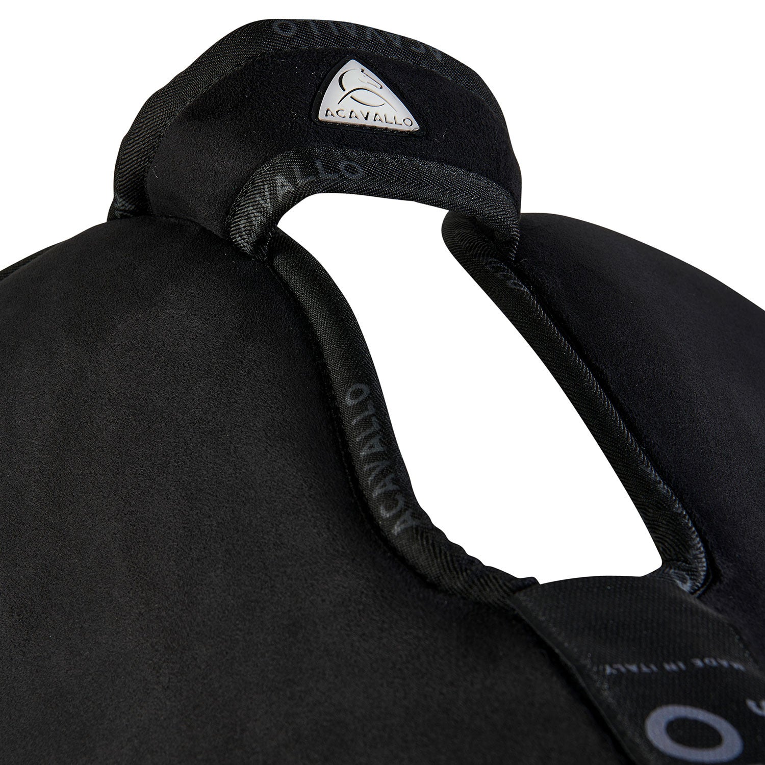 Compensador pluma-FS WFS-FS bolsillo gamuza alza trasera Acavallo - Negro