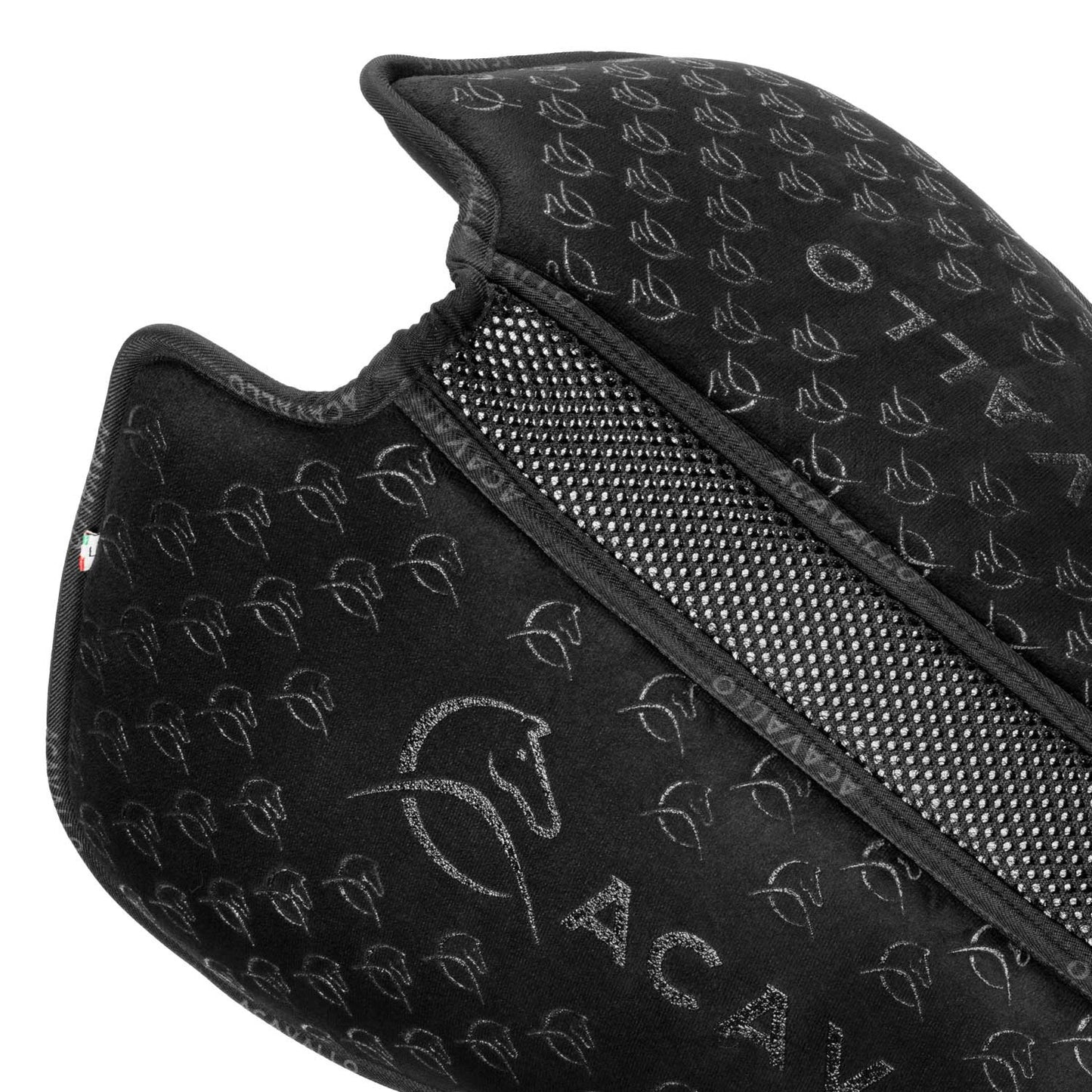 Compensador mf ds sw-3ds Louvre grip silicona plano Acavallo - Negro