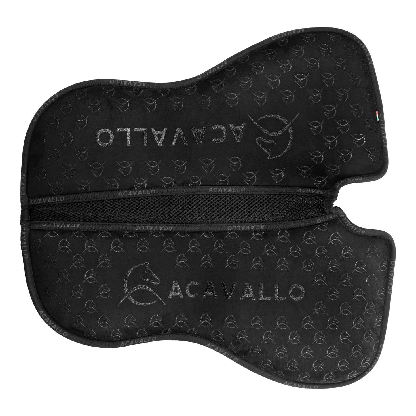 Compensador mf ds sw-3ds Louvre grip silicona plano Acavallo - Negro