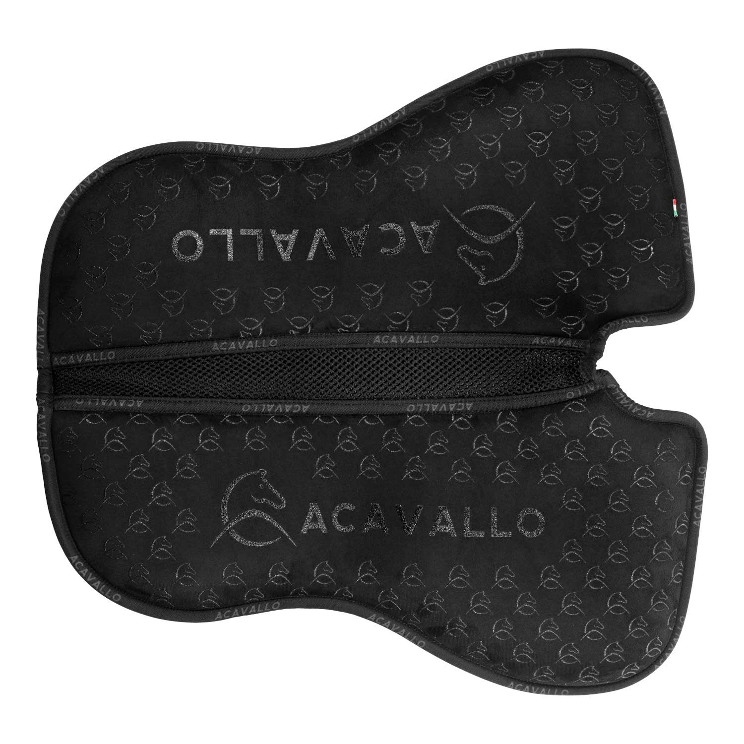 Compensador mf ds sw-3ds Louvre grip silicona plano Acavallo - Negro