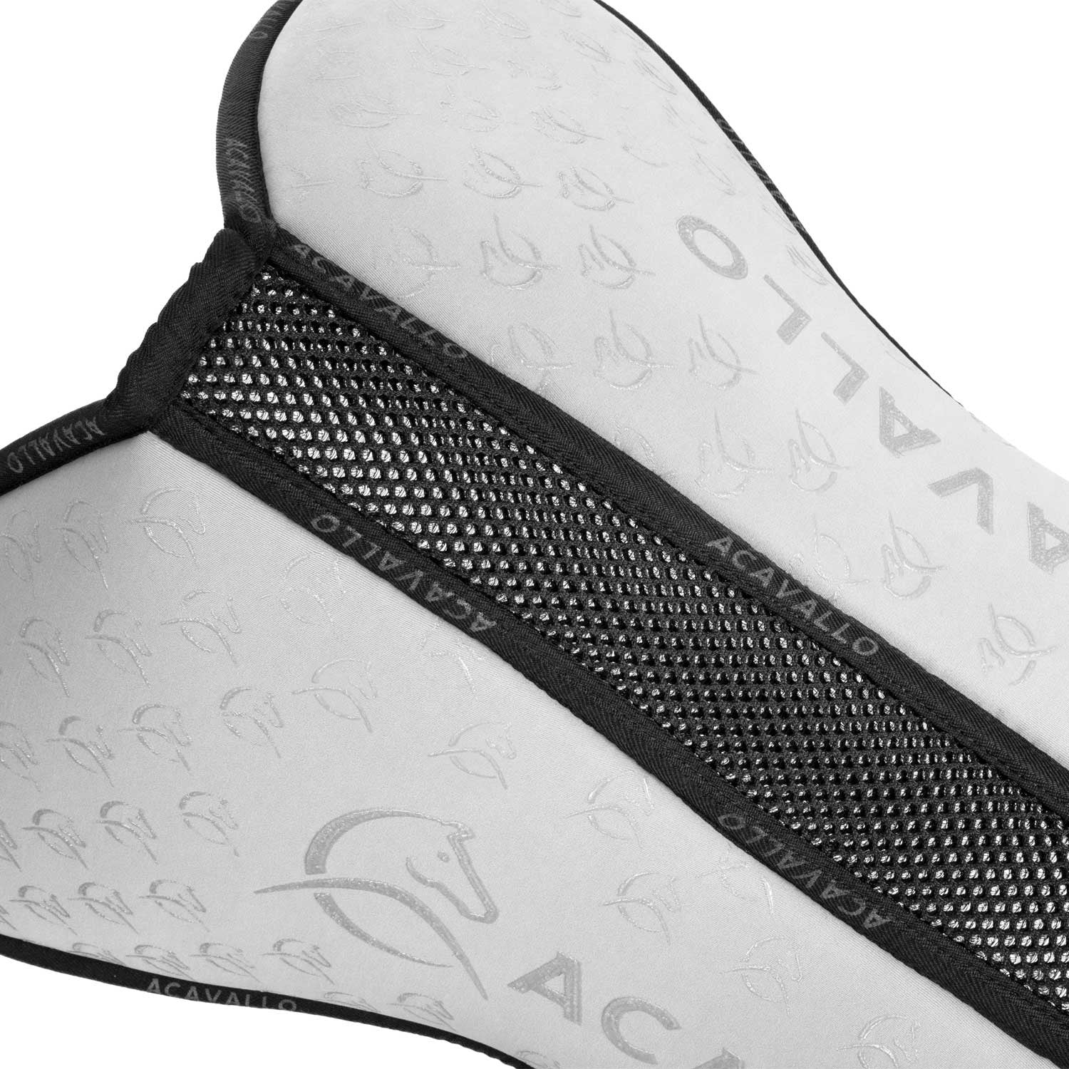 Compensador MF Jccs con CW-3DS elastán y empuñadura de bambú silicona plana Acavallo - White/Black