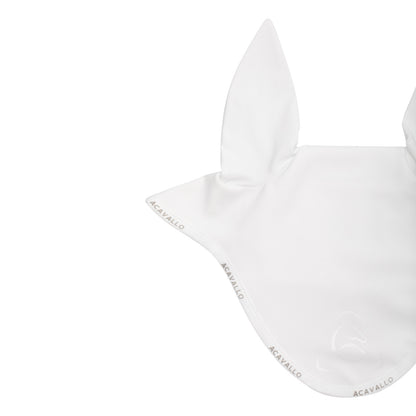 Gorro elástico con logo siliconado Acavallo - White/White