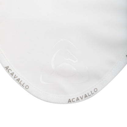 Gorro elástico con logo siliconado Acavallo - White/White