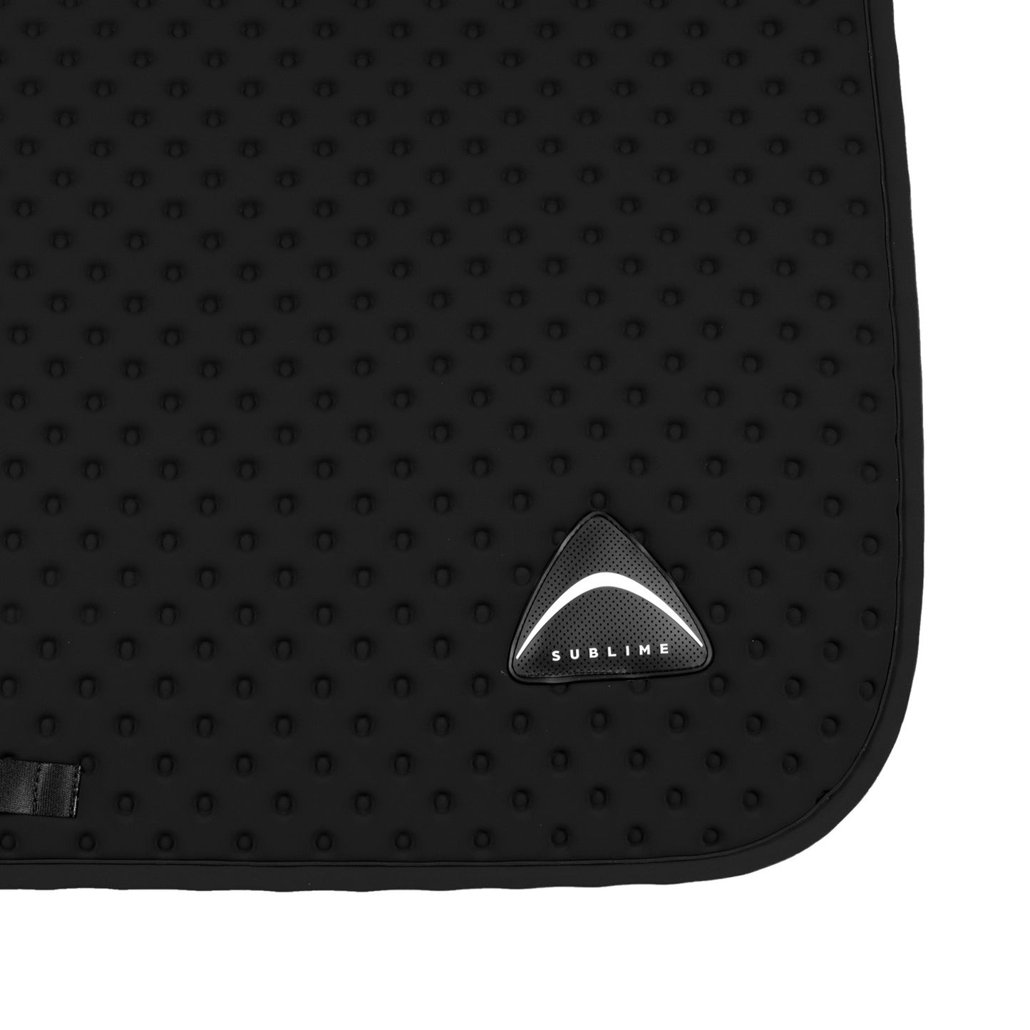 Silla de salto Sublime en tejido técnico de lunares Acavallo - Negro