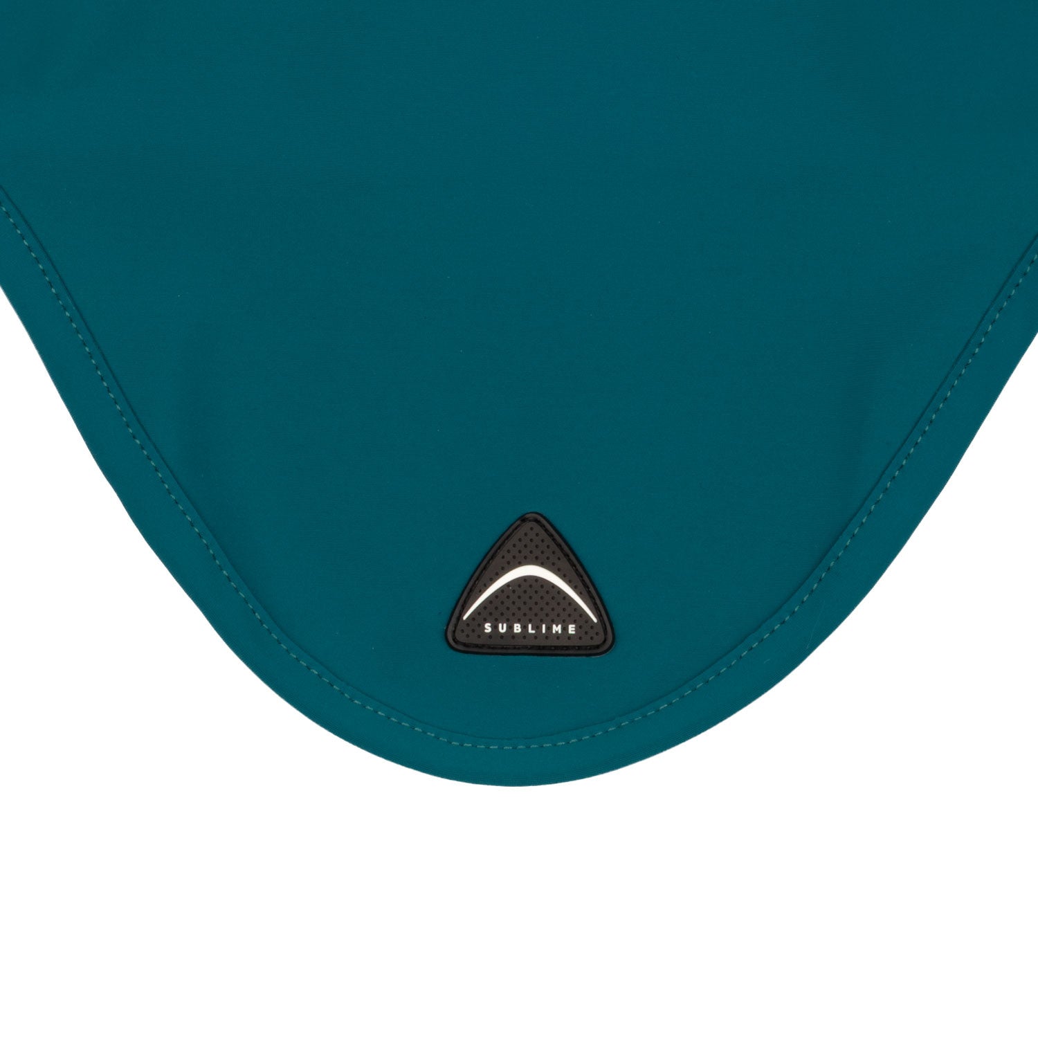 Cofieta Sublime de spandex con parche con logo en silicona Acavallo - Petróleo