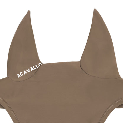 Cofieta Sublime de spandex con parche con logo en silicona Acavallo - Terra