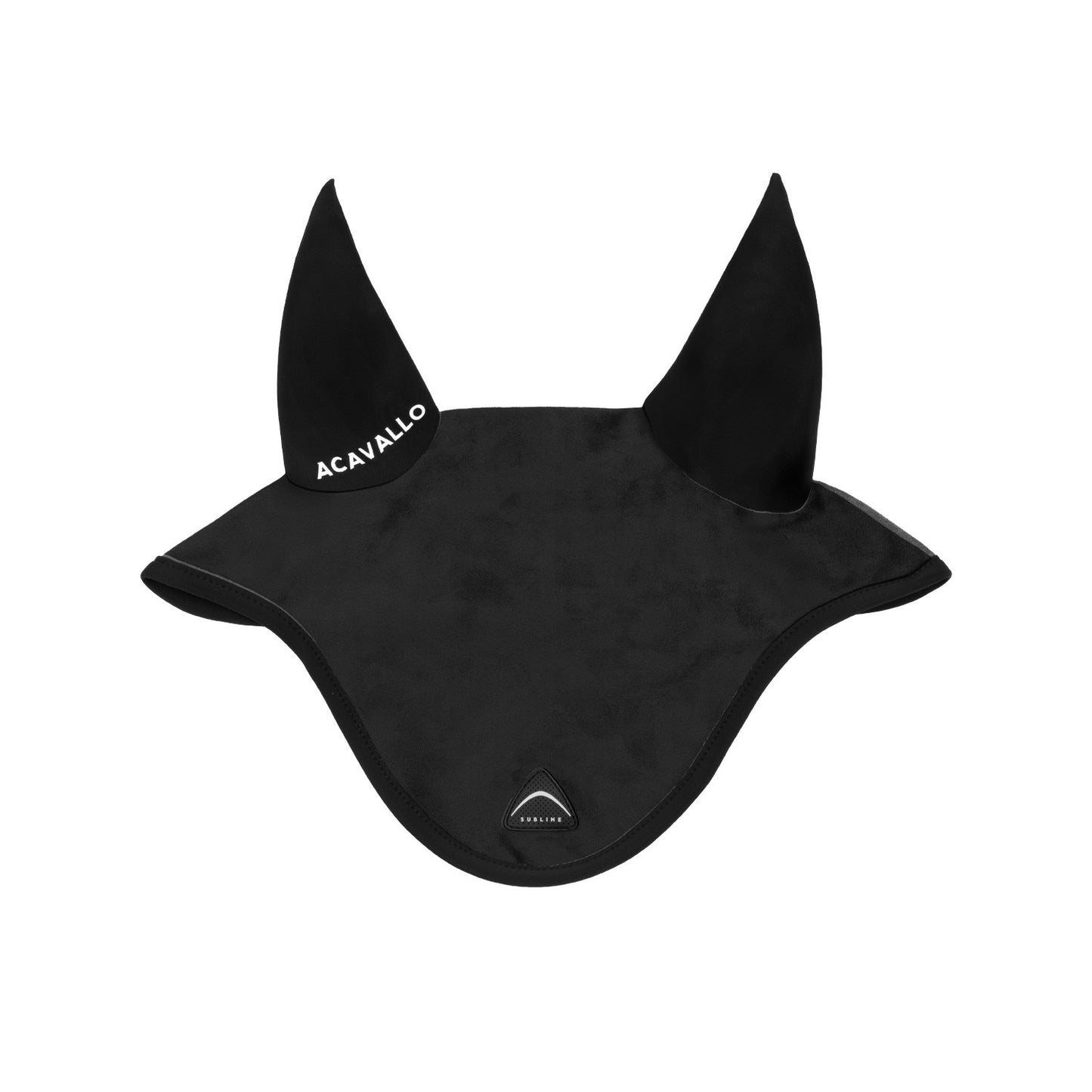 Gorro Sublime en Louvre con parche logotipado en silicona Acavallo - Negro