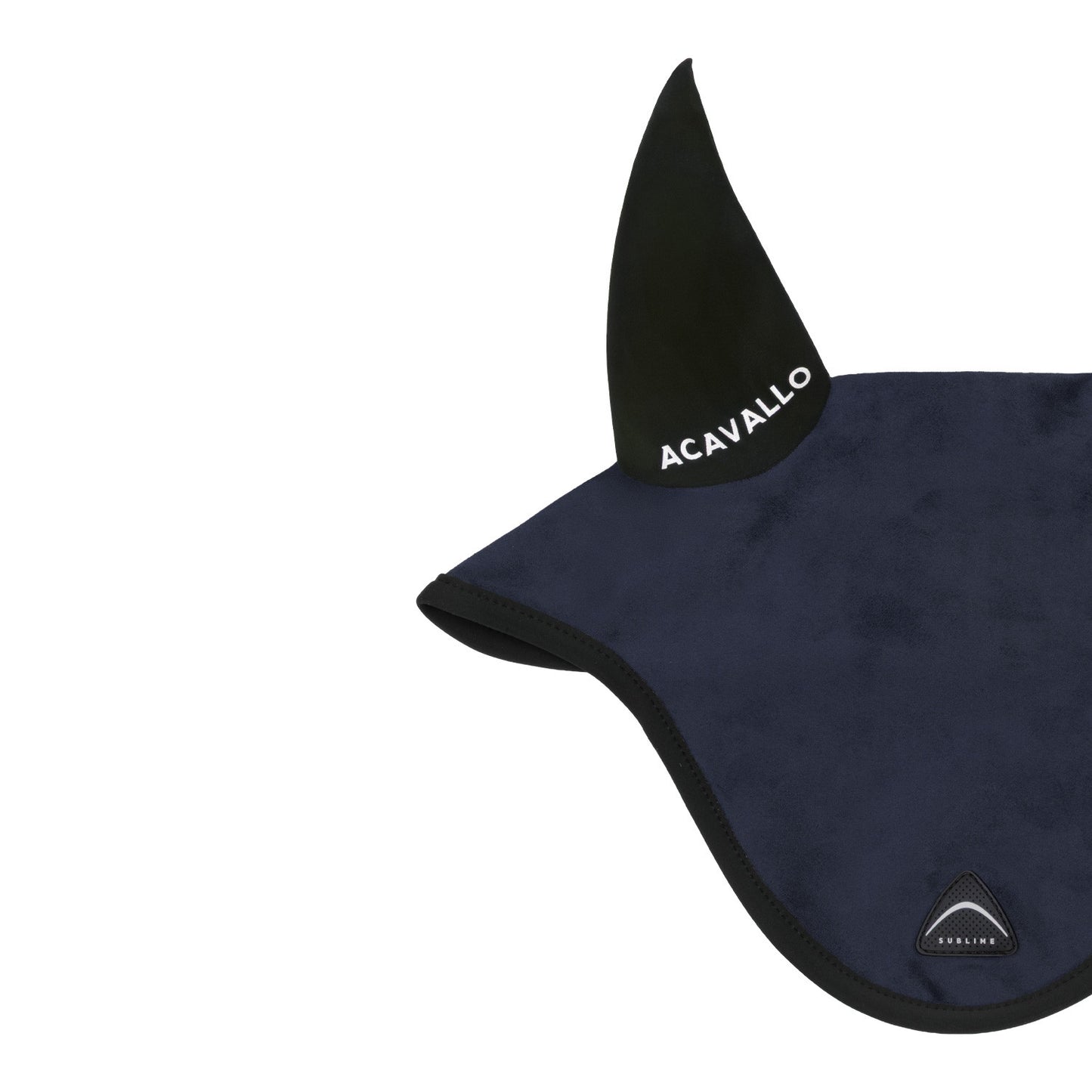 Gorro Sublime en Louvre con parche logotipado en silicona Acavallo - Azul marino