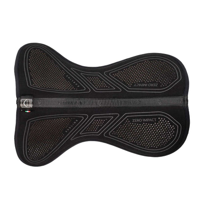 Medio almohadilla de impacto cero Acavallo - Total Black