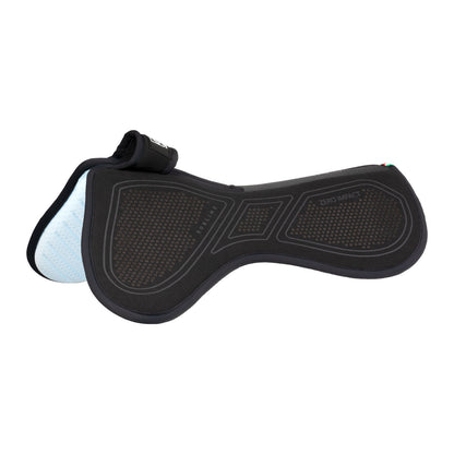 Zero impacto emb media almohadilla con cruz libre Acavallo - Total Black