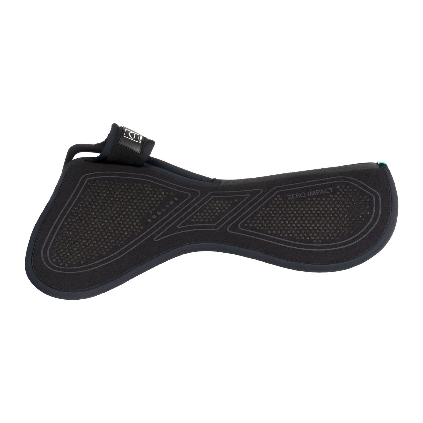 Zero impacto emb media almohadilla con cruz libre Acavallo - Total Black