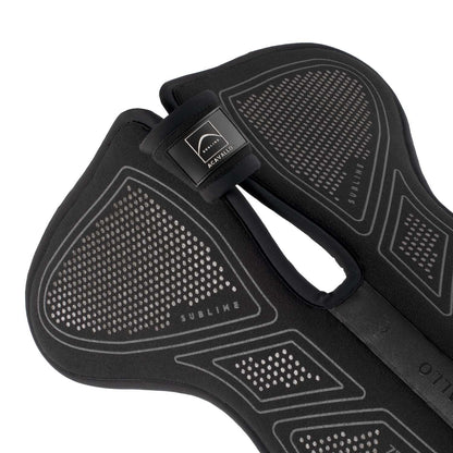 Zero impacto emb media almohadilla con cruz libre Acavallo - Total Black
