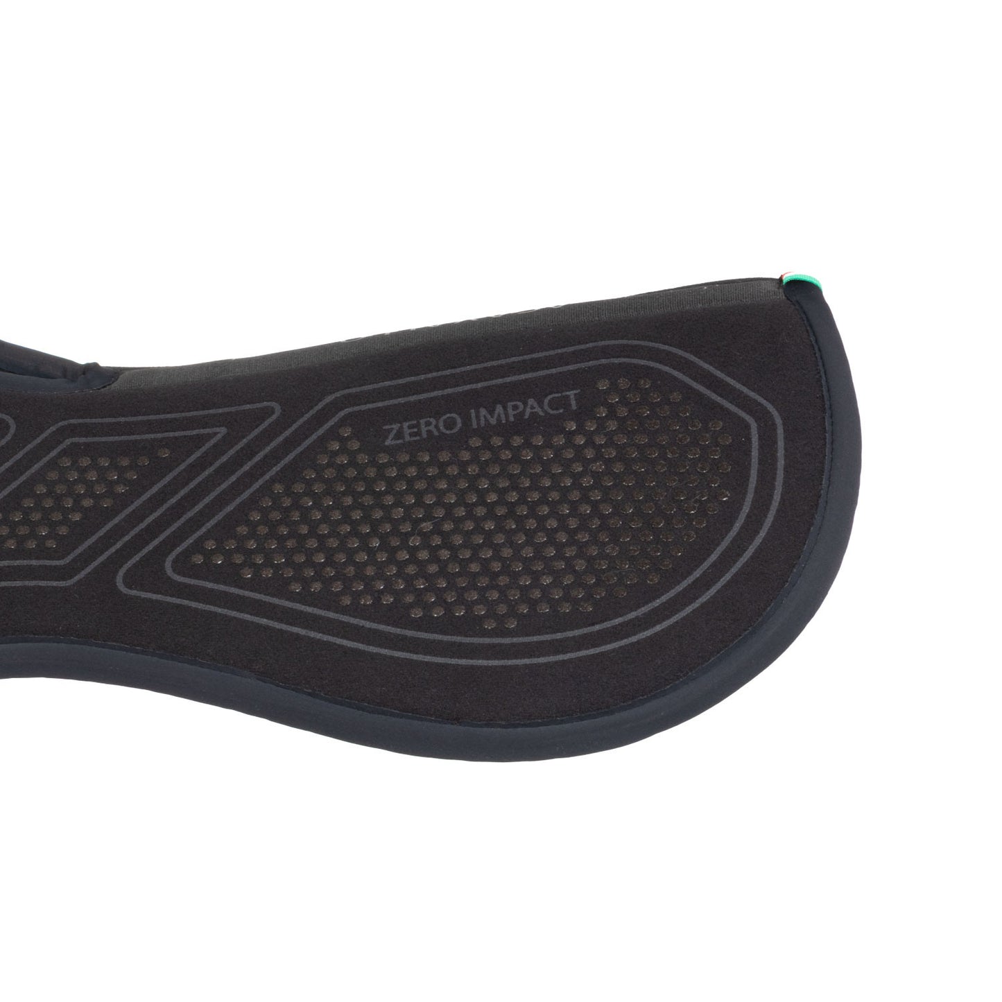Zero impacto emb media almohadilla con cruz libre Acavallo - Total Black
