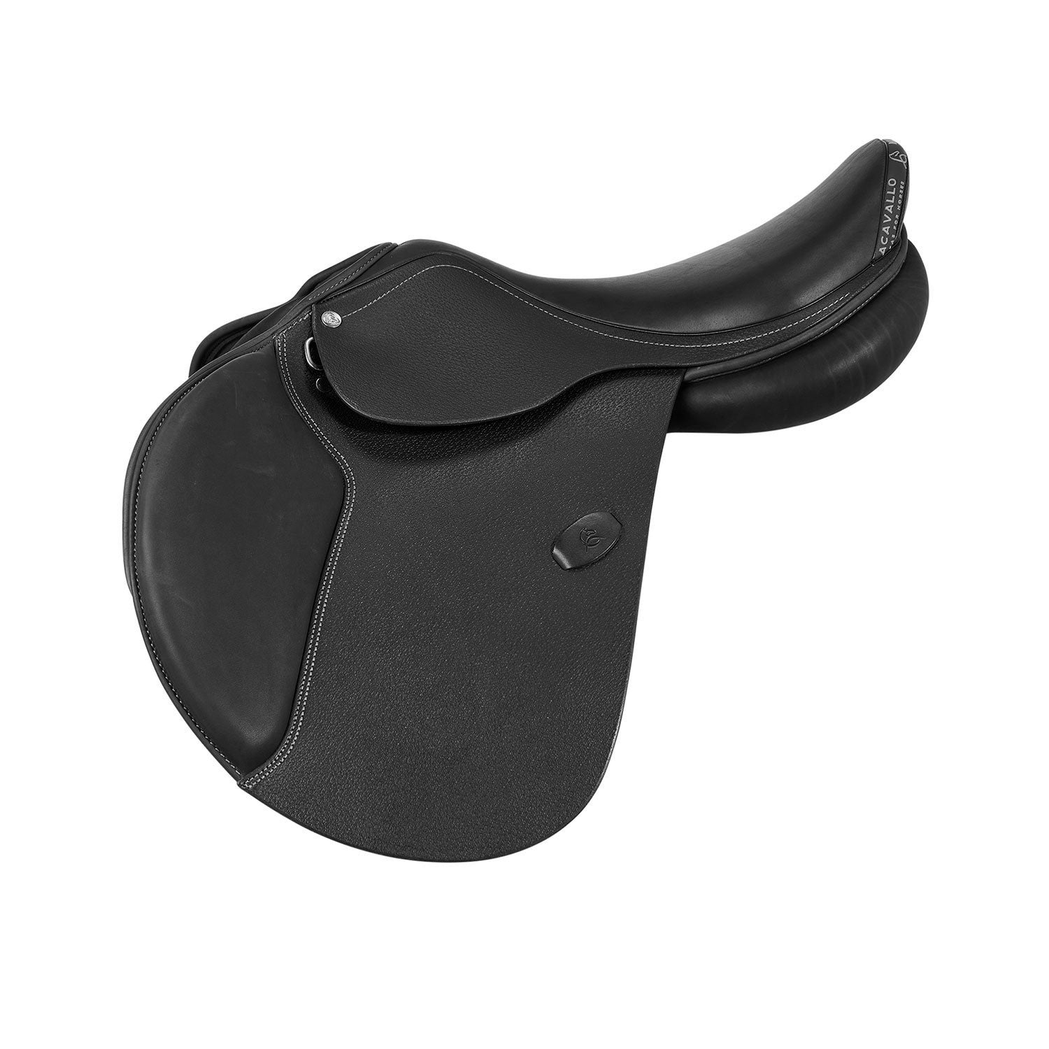Silla de salto veneciana con almohadillas de látex Acavallo - Negro