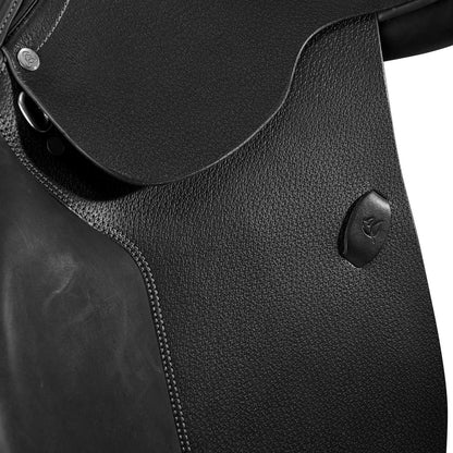 Silla de salto veneciana con almohadillas de látex Acavallo - Negro