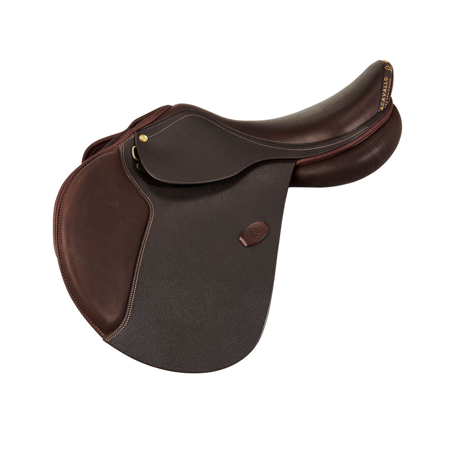 Silla de salto veneciana con almohadillas de látex Acavallo - Marrón oscuro