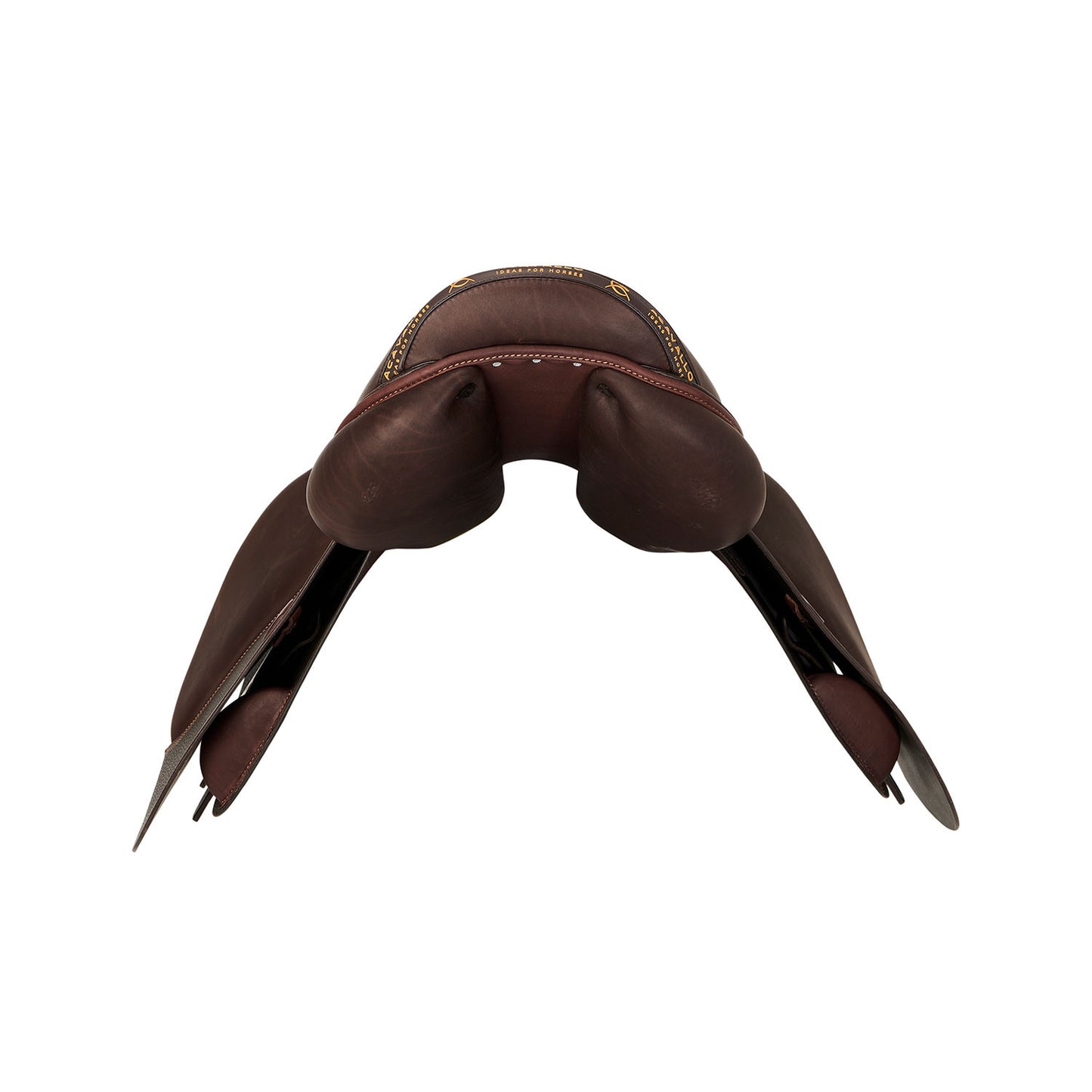 Silla de salto veneciana con almohadillas de látex Acavallo - Marrón oscuro