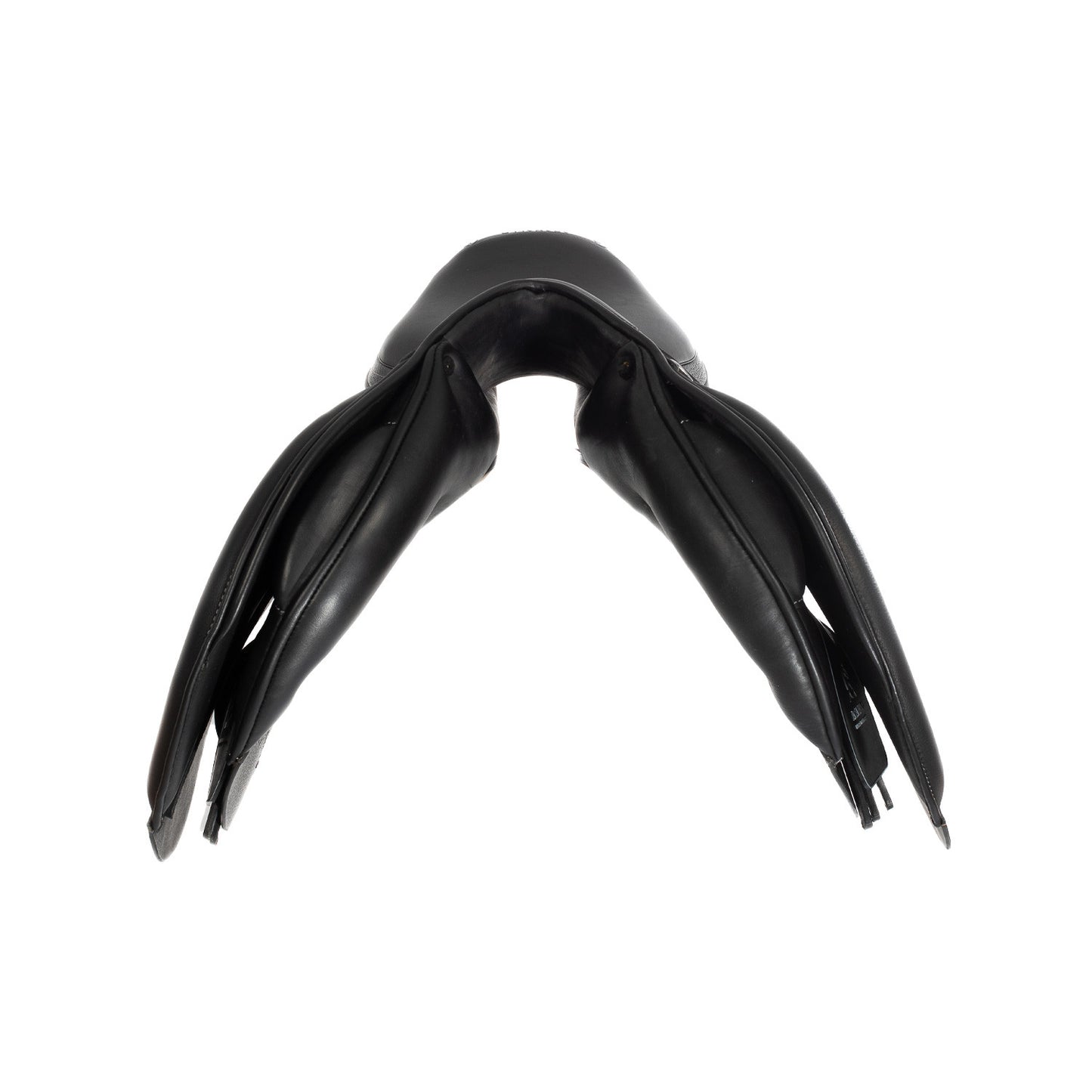Silla de salto veneciano con cojines de lana Acavallo - Negro