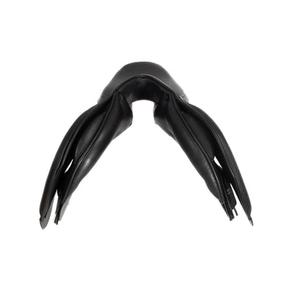 Silla de salto veneciano con cojines de lana Acavallo - Negro