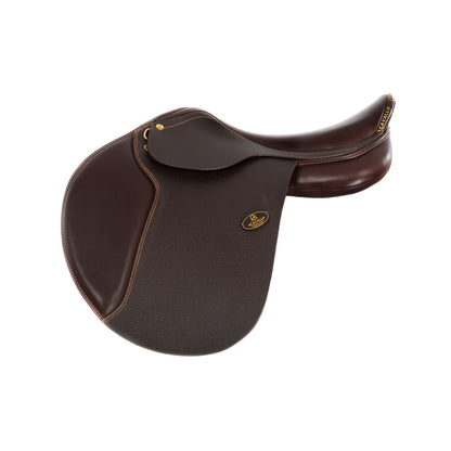 Silla de salto veneciano con cojines de lana Acavallo - Marrón oscuro
