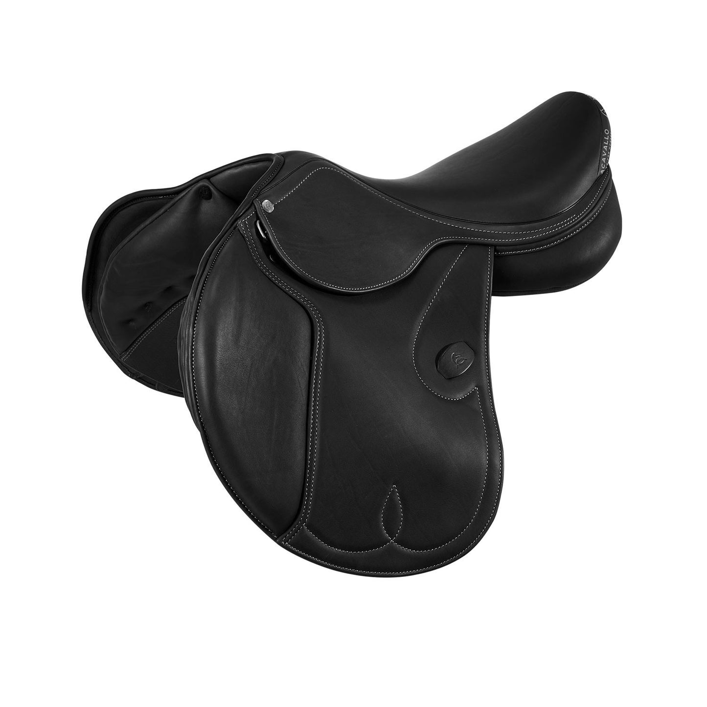 Silla de salto Botticelli cojines de lana Acavallo - Negro