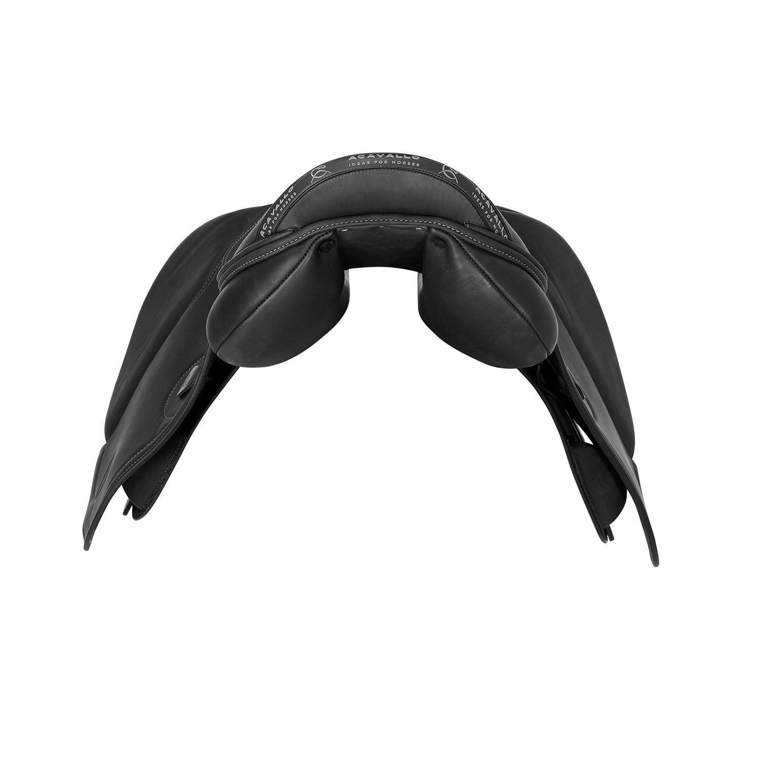 Silla de salto Botticelli cojines de lana Acavallo - Negro