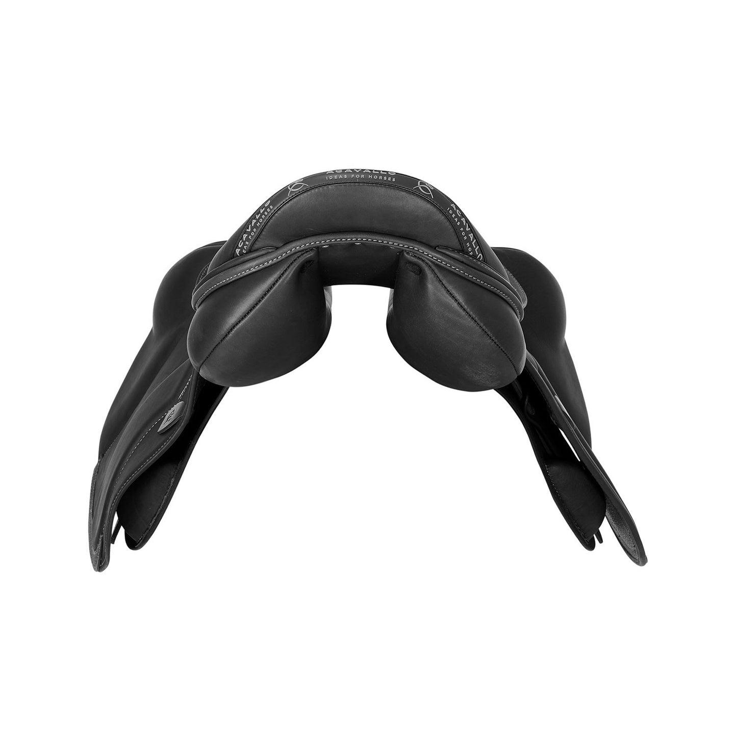 Silla salto Guttuso cojines lana Acavallo - Negro