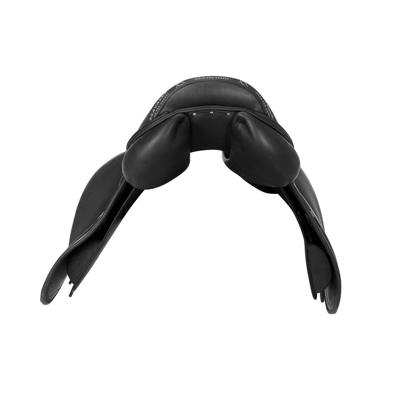 Silla de salto Modigliani con cojines de látex Acavallo - Negro