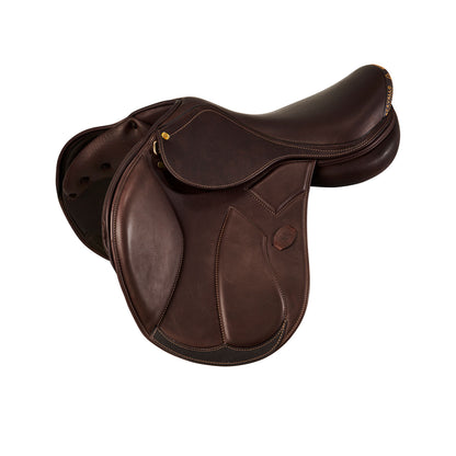 Silla de salto Modigliani con cojines de látex Acavallo - Marrón oscuro