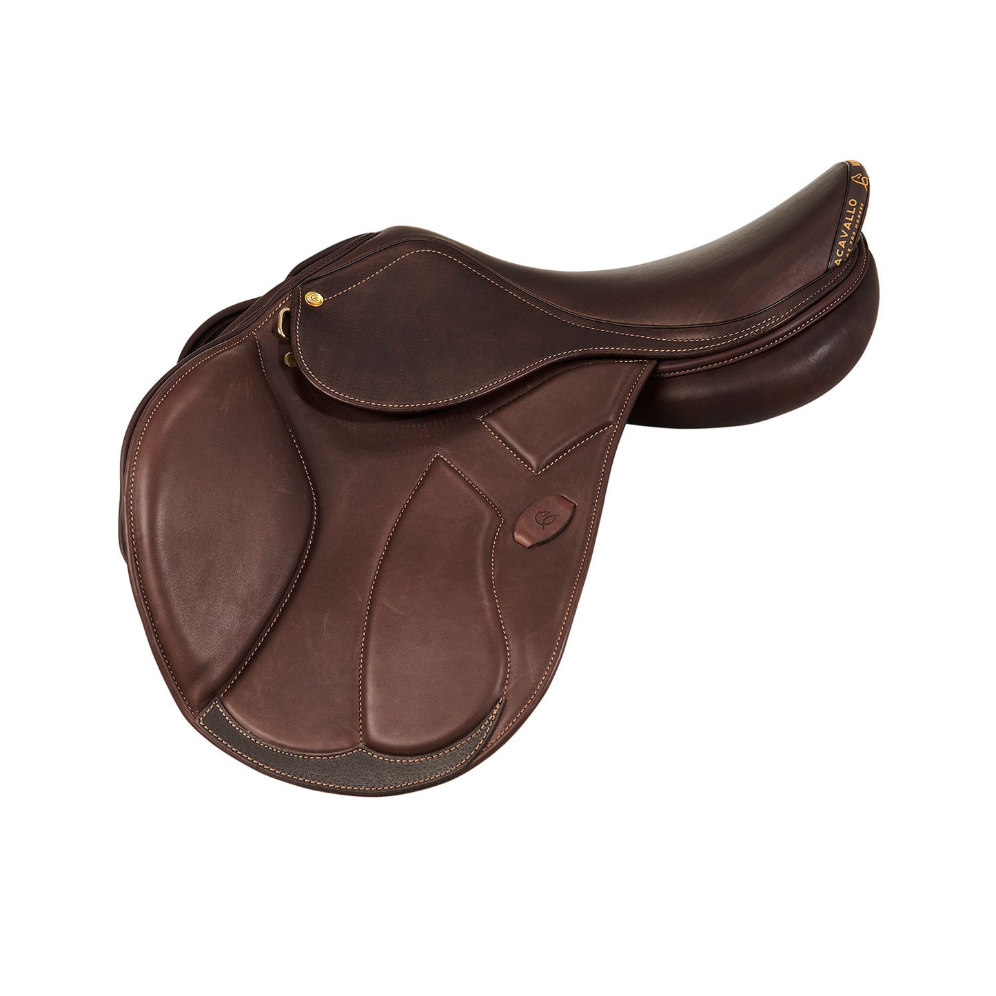 Silla de salto Modigliani con cojines de látex Acavallo - Marrón oscuro