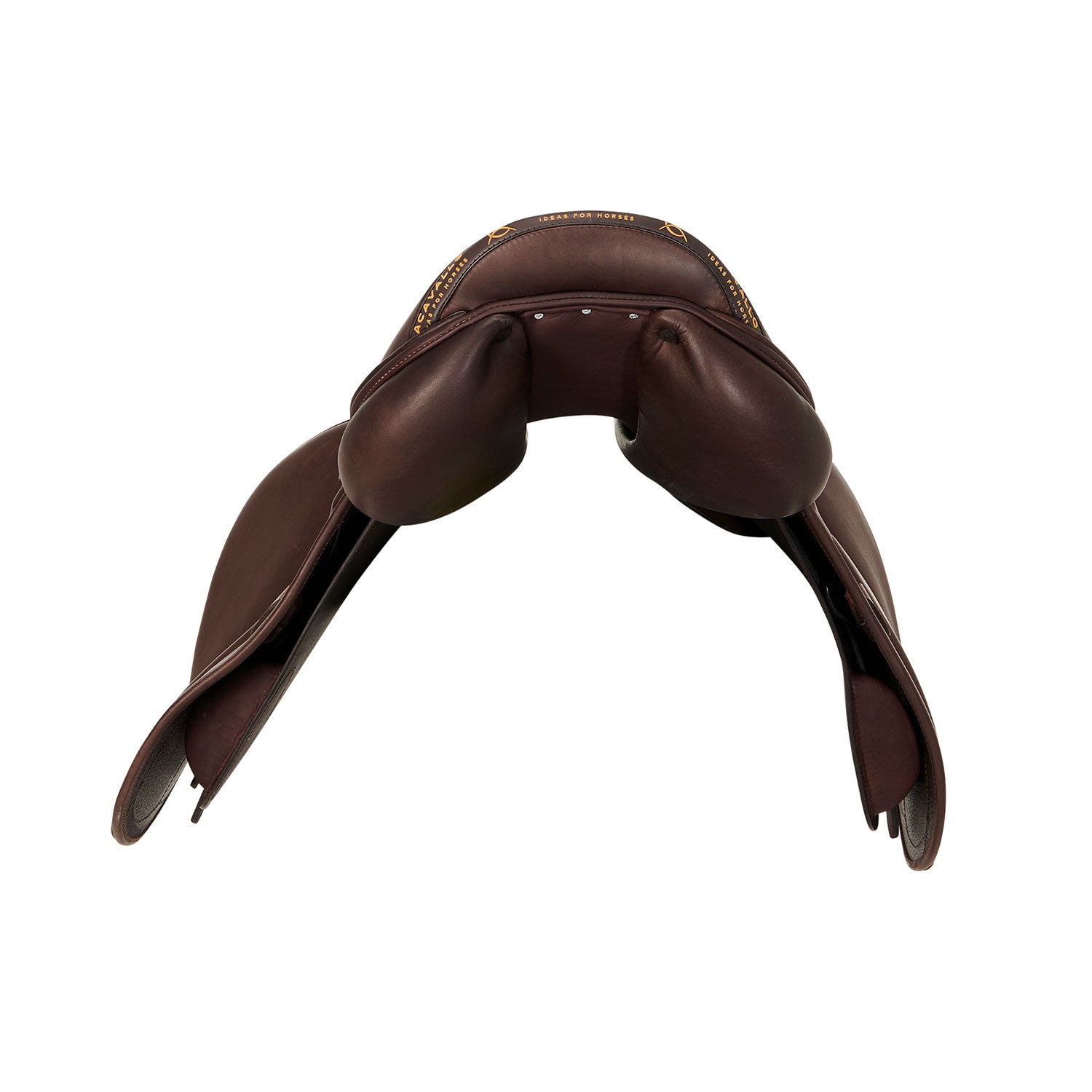Silla de salto Modigliani con cojines de látex Acavallo - Marrón oscuro
