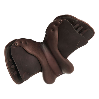 Silla de salto Modigliani con cojines de látex Acavallo - Marrón oscuro