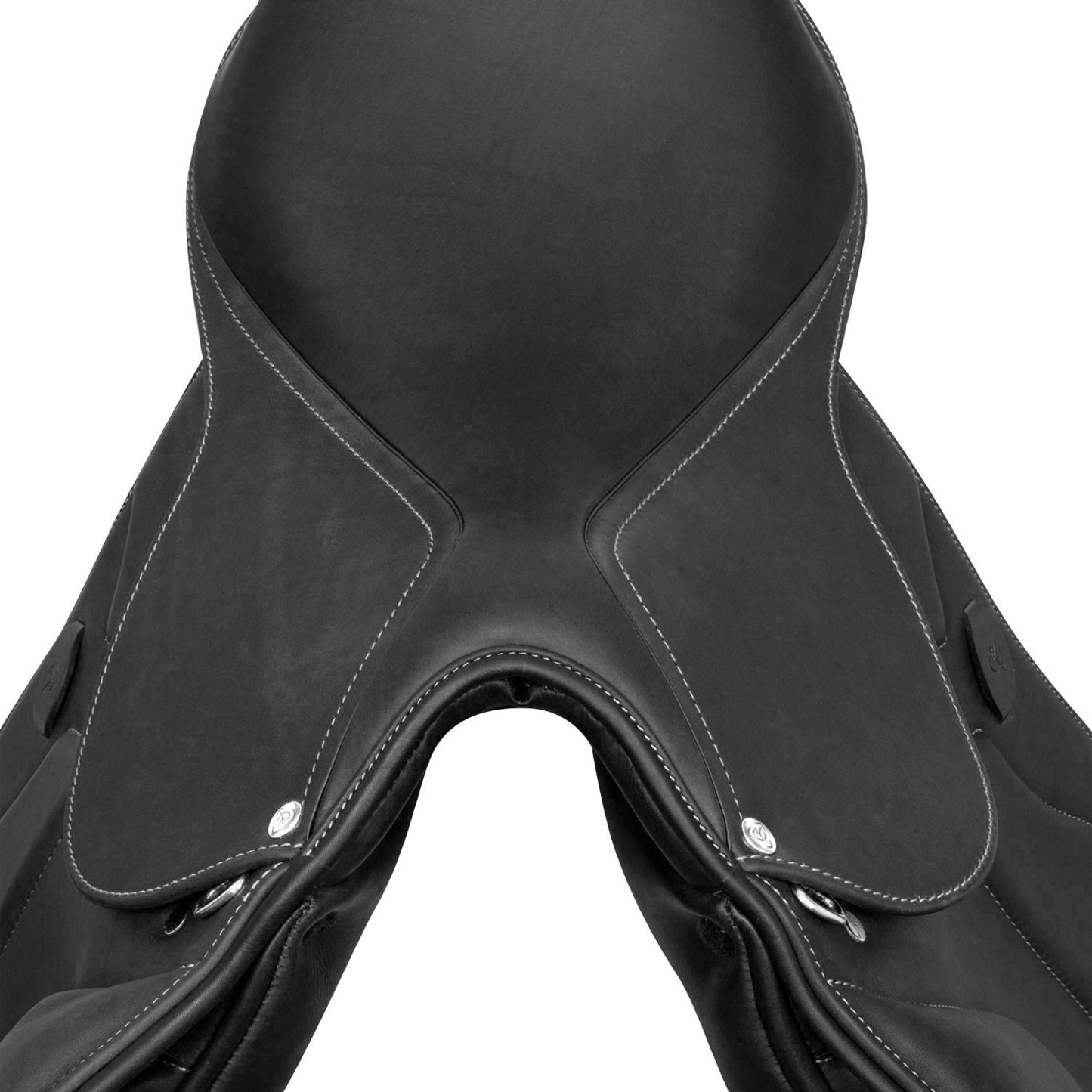 Silla de salto Modigliani con cojines de lana Acavallo - Negro