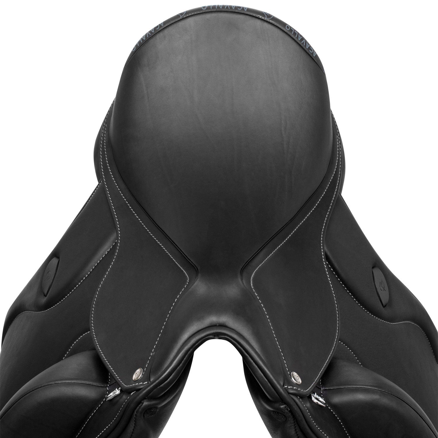Silla de doma Raffaello con almohadillas de lana Acavallo - Negro