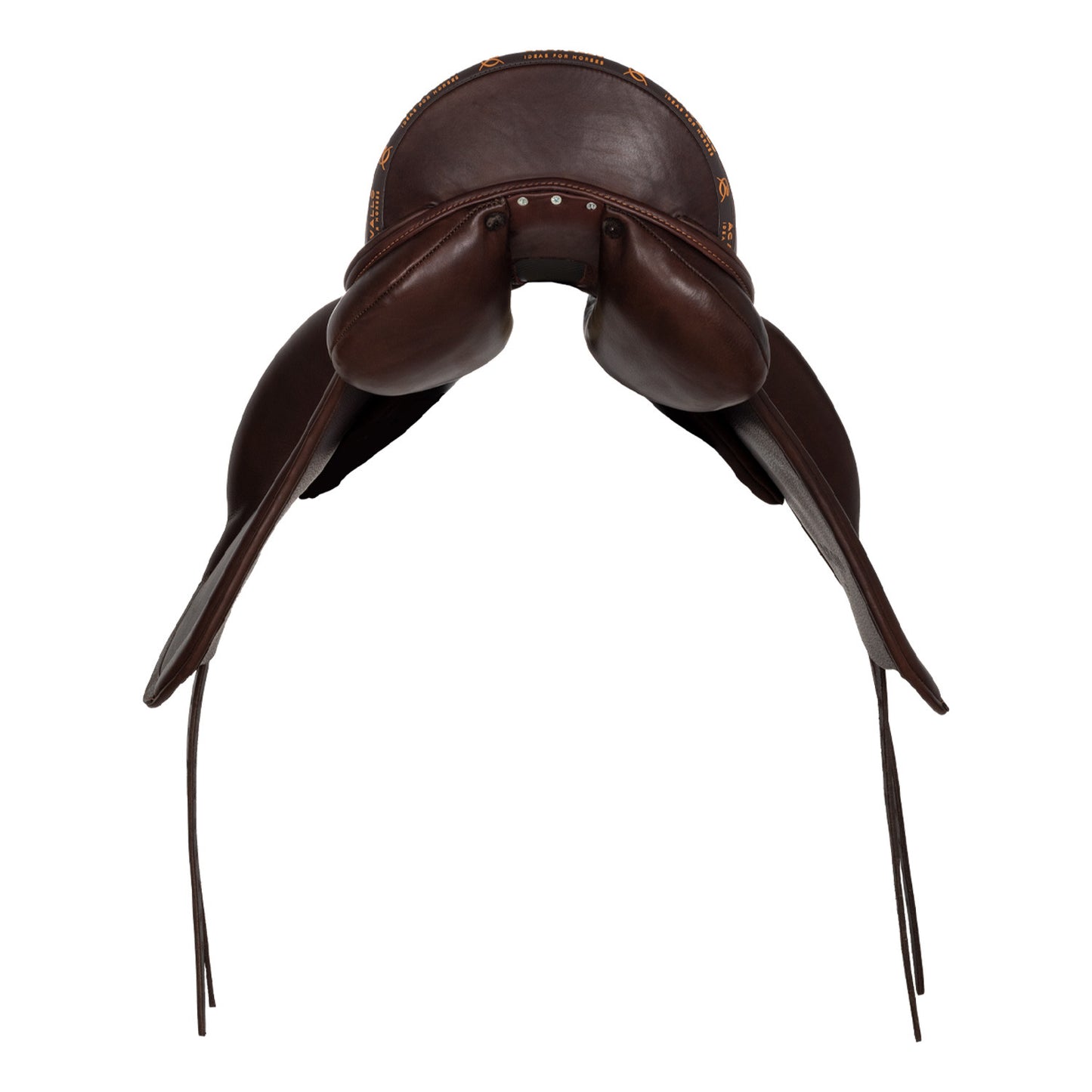 Silla de doma Raffaello con almohadillas de lana Acavallo - Marrón oscuro
