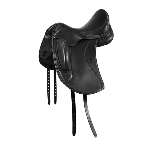 Silla de doma Leonardo con almohadillas de lana Acavallo