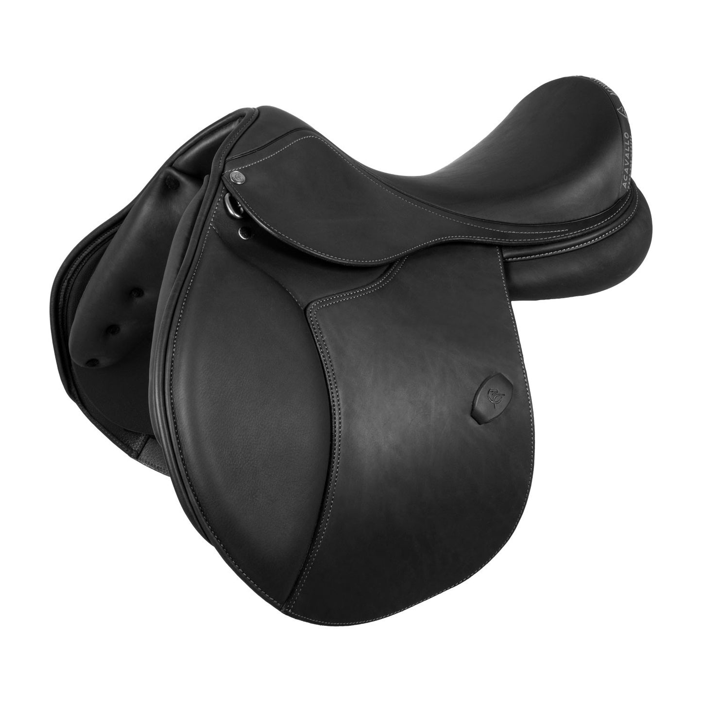 Silla completa Bernini cojines de látex Acavallo - Negro