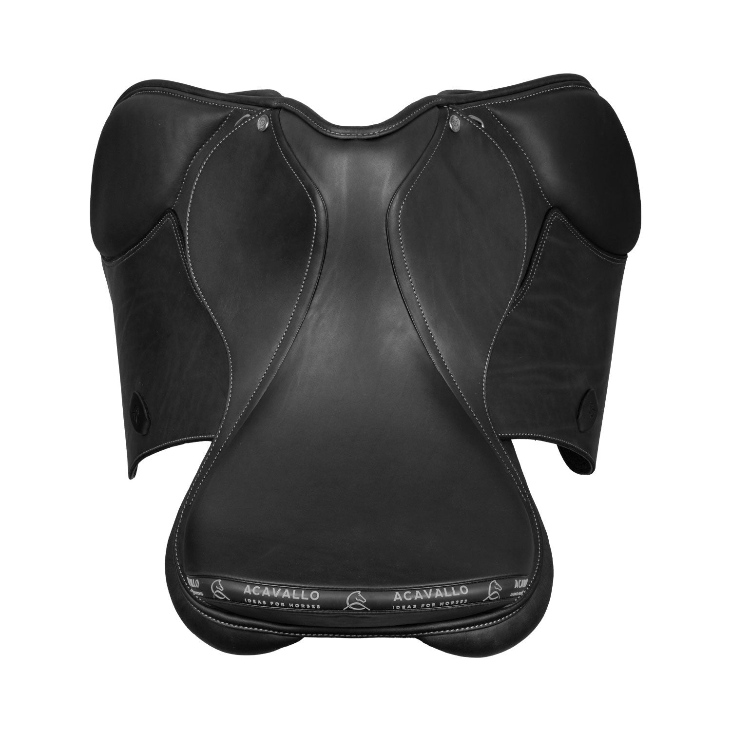 Silla completa Bernini cojines de látex Acavallo - Negro