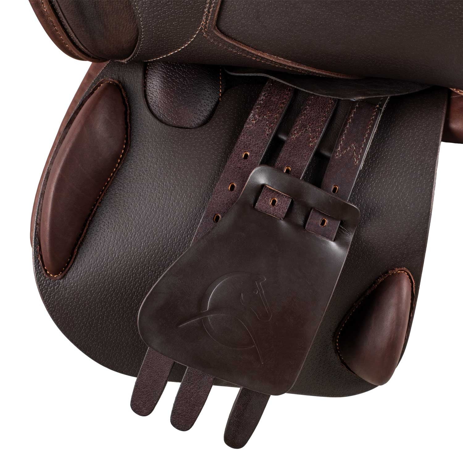 Silla completa Bernini cojines de látex Acavallo - Marrón oscuro