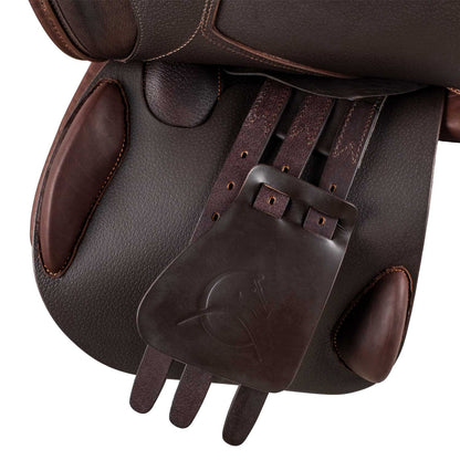 Silla completa Bernini cojines de látex Acavallo - Marrón oscuro