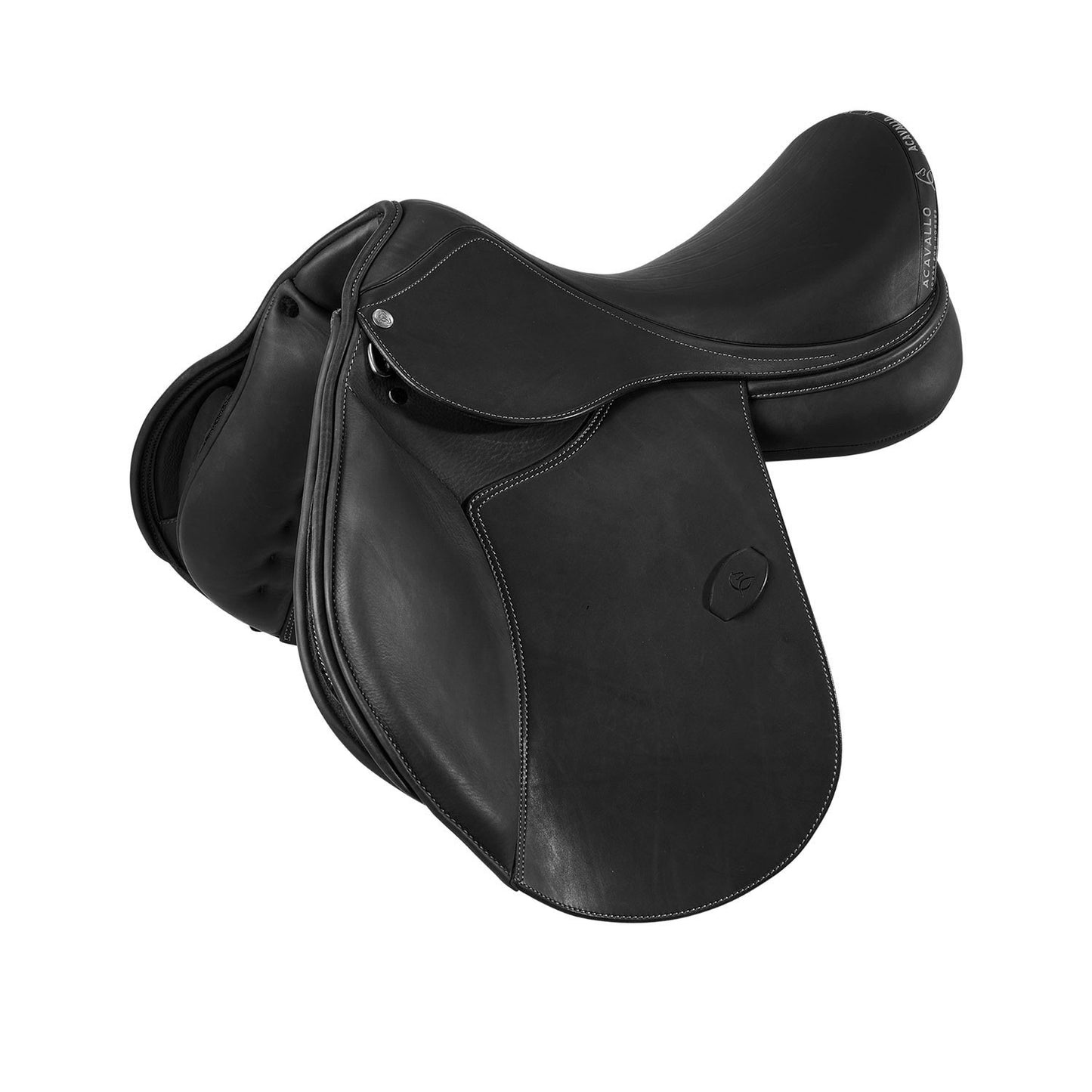 Silla completa Bernini cojines lana Acavallo - Negro