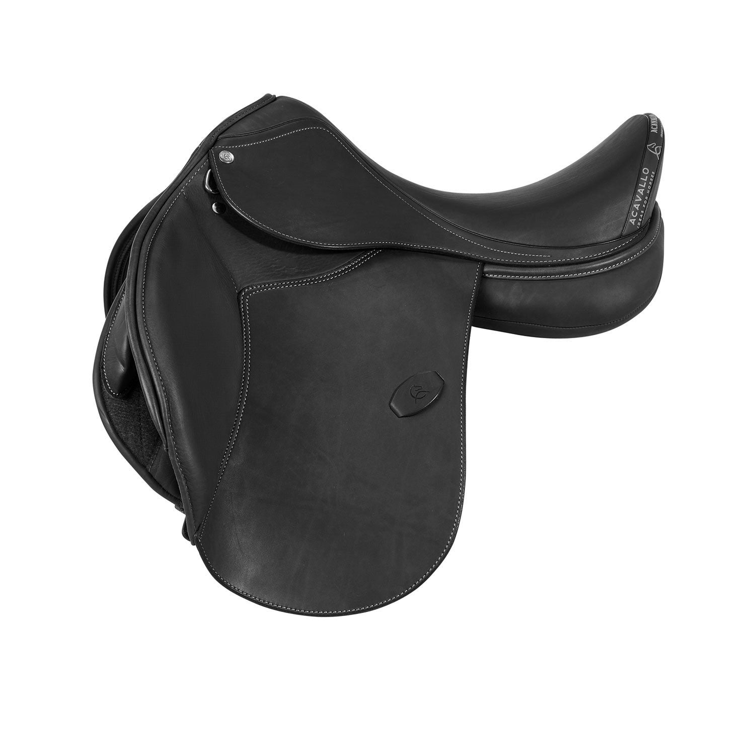 Silla completa Bernini cojines lana Acavallo - Negro