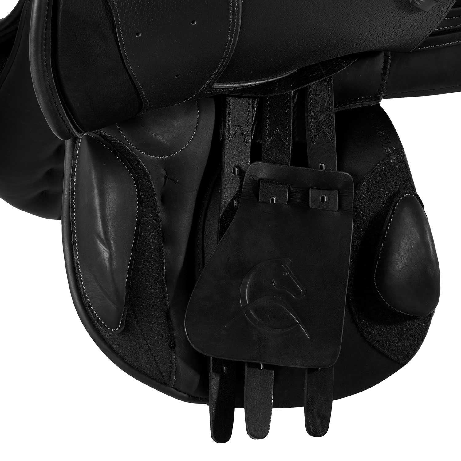 Silla completa Bernini cojines lana Acavallo - Negro