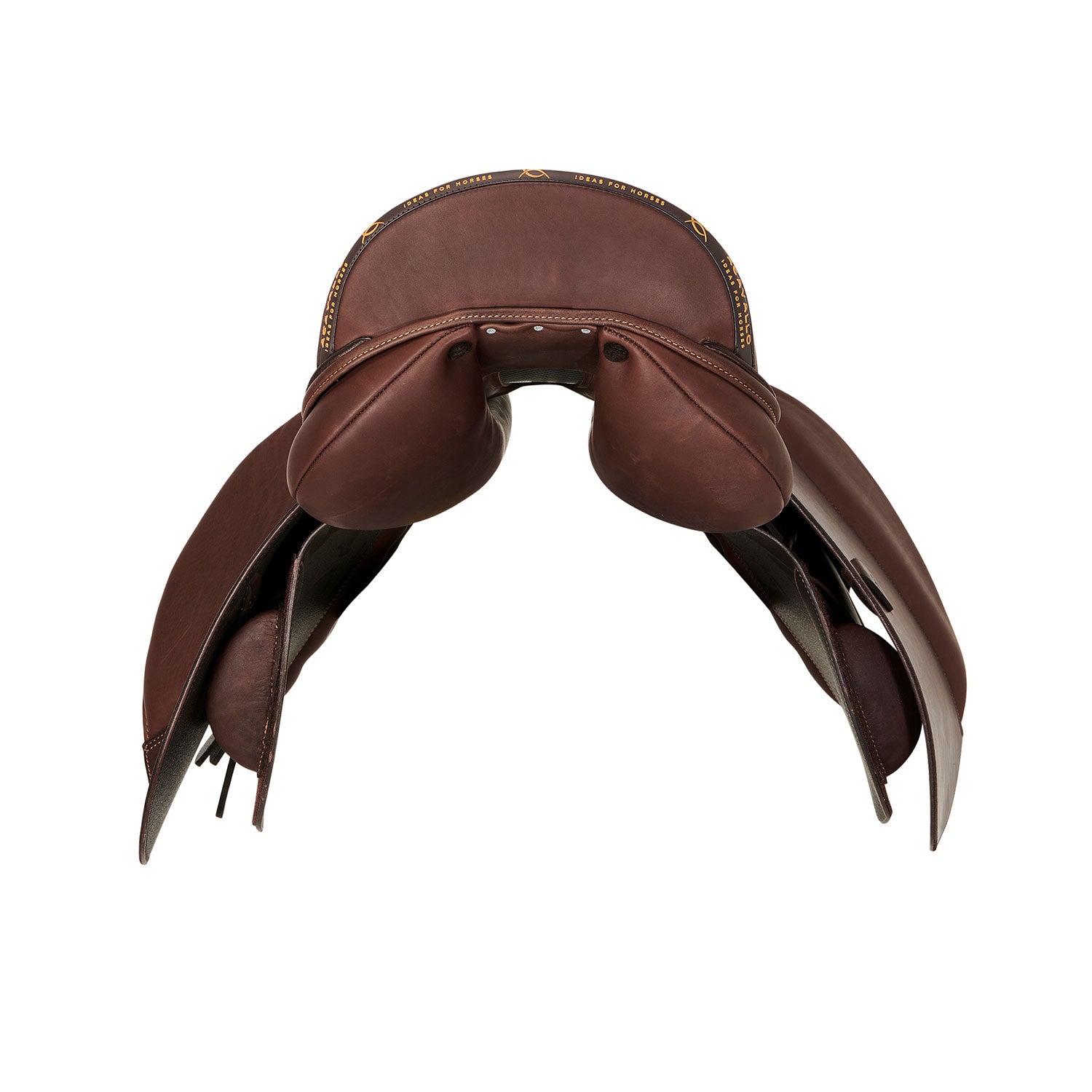 Silla completa Bernini cojines lana Acavallo - Marrón oscuro