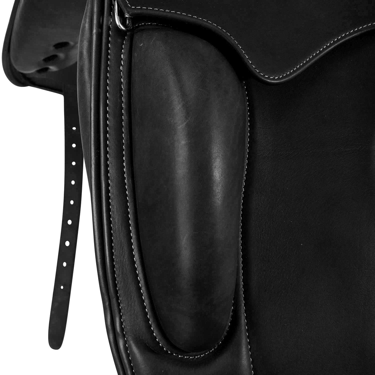 Silla de doma Perugino bloques cortos Acavallo - Negro