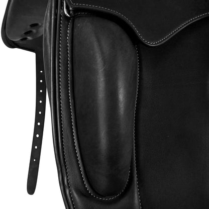 Silla de doma Perugino bloques cortos Acavallo - Negro
