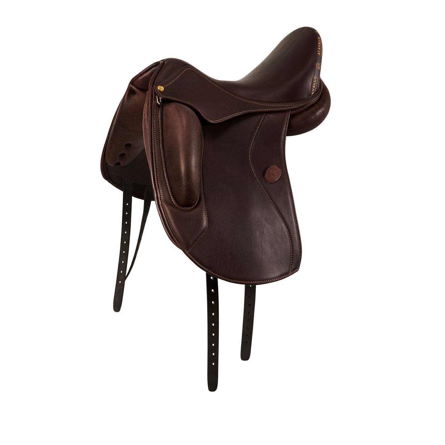 Silla de doma Perugino bloques cortos Acavallo - Marrón oscuro