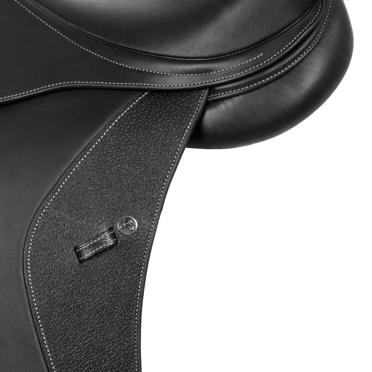 Silla de doma Hellen con armazón de carbono-kevlar Acavallo - Negro