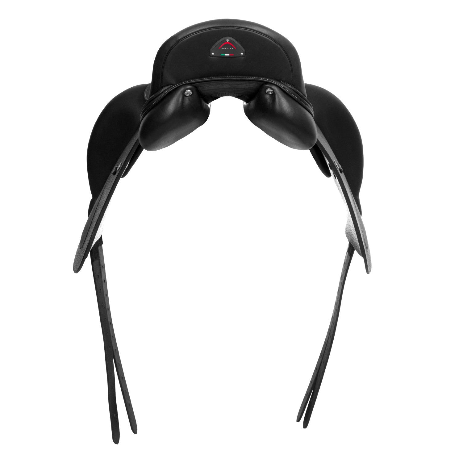 Silla de doma Hellen con armazón de carbono-kevlar Acavallo - Negro