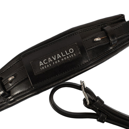Nasalina piel hackamore Acavallo - Negro